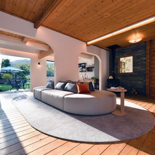 ラウンジリビングで過ごす贅沢な時間