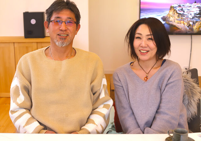 この家を建ててから、ずーっと「気持ちいい～気持ちいい～」って言ってます。