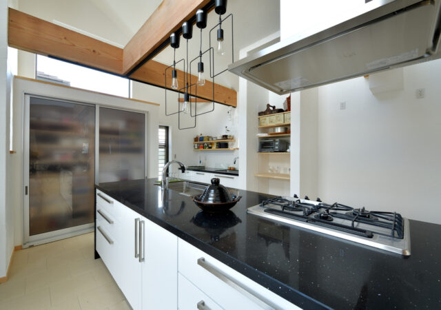 お料理付好きアイランドキッチン