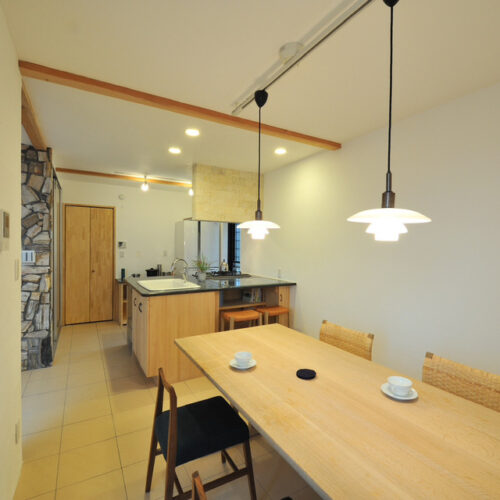 家族団欒で並ぶ食卓も過ごしやすいです。