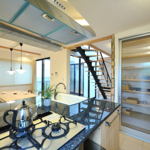 オープンキッチンはコミュニケーションが円滑にできます。