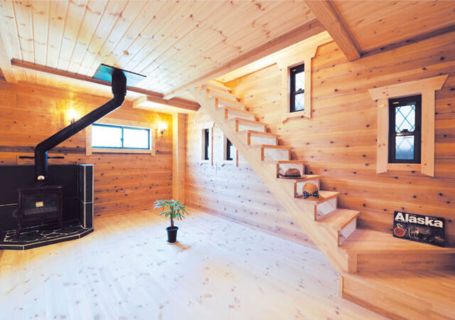 都会のログハウス