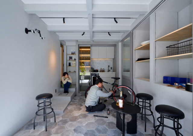 インナーガレージの家